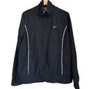 Nike Vintage 90s  the athletic department black athletic windbreaker track jacket Photo 0