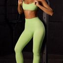 Bo+Tee NWT   VITALITYSuper Sculpt Seamless Full Length Leggings In Key Lime Size Photo 4