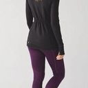 Lululemon EUC  First Mile 1/2 Zip Pullover in Black Photo 0