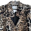 Tracy Reese  Animal Print Blazer Jacket Scuba Stretch Size L Snakeskin‎ Cheetah Photo 2