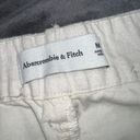 Abercrombie & Fitch Abercrombie Linen-Blend Tailored Wide Leg Pant in Light Beige Photo 10