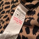 Missguided  Women’s Leopard Animal Print Polyester Flow Blouse Size 10 US Photo 1