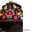 Handmade  Ethnic Velvet Boho Embroidered Backpack Photo 11