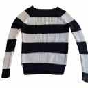 American Eagle Ae  Jegging Sweater Navy Stripe Xs Photo 0