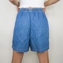 Cabin creek Vintage Paper Bag Elastic Denim Shorts Photo 3