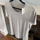 Cato NWT  Sportswear Grey T Shirt Athletic Wear Shirt size Medium Photo 4