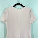 Karl Lagerfeld  Women's Blush Pink Pearl Neckline Short Sleeve Dress Photo 4