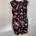 The Bar  Ill Womens Floral Print Envelope Sheath Dress  Size Large Photo 2