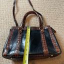 Brahmin  Black & Brown Leather Handbag Photo 11