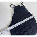 Chloe and katie  Tank Top Womens Medium Solid Black Lace Halter Eyelet Poly Rayon Photo 5