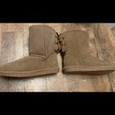 BEARPAW  Hickory ELIZABETH II Suede BOOTIE Women WOOL LINING Like NEW SIZE 7 US Photo 2