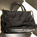 Aimee Kestenberg Saratoga Black Leather Carnival Satchel Gold Hardware No Strap Photo 7