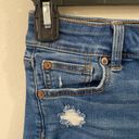 American Eagle  super stretch distressed hi-rise denim shortie button fly size 0 Photo 2