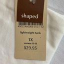 Coldwater Creek White Shaper Lightweight Tank Size 1X Brand New with Tags Photo 3