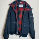 Vintage Windbreaker Brand Authentic Flannel Lined Jacket Unisex XL Black Photo 0