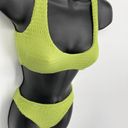 Naked Wardrobe  Swim Lime Smocked 2 Pc Bikini NEW Womens Sz S Style NW-W0538 Photo 36