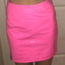 Amazon Hot Pink Faux Leather Skirt Photo 0