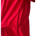 Old Navy NWT,  Red Colorblock Puff Short Sleeve Boho Cotton Midi Dress, Sz M Photo 10