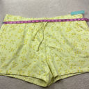 Abound  Yellow Floral Shorts Photo 4