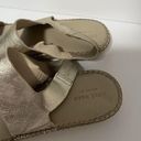 Cole Haan  Women's Cloudfeel Espadrille Sandal in Soft Gold Metallic Size 9.5 Photo 2