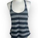 Full Tilt  Racerback Tank - Striped Gray and White, Vintage Size Medium Photo 0