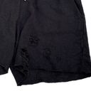 N: Philanthropy Distressed Cutoff Sweatpants Black Size Small Photo 3