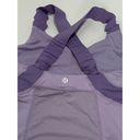 Lululemon  Women's Active Tank Crisscross Back Workout Athletic Gym Purple Size 6 Photo 3