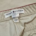 Tommy Hilfiger  Womens 14 Mid Rise Wide Leg Khaki Capri Pants Flap Back Pockets Photo 8