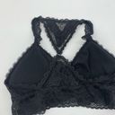 Aerie  Black Lace Bralette Racerback size M Photo 4