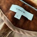 Vince Panne Wrap Velvet Top Size Small Photo 5