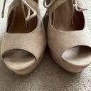 Nordstrom BP Lace-Up Platform Wedges Size 9.5 Photo 2