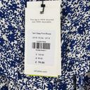 Daisy Whistles Twin  Print Blouse Blue Size US 14 New Photo 4