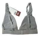 H&M  Grey Ribbed Padded Cotton Bra Size Medium New Photo 2