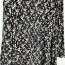 ALLSAINTS Sora Nevin Black Floral 100% Silk Tie Waist Long Sleeve Dress Size 2 Photo 2