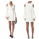 Alexis  'Galen' ivory long sleeve button front mini dress size Small Photo 1