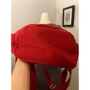 Kipling  15.5” x 12” x 6.5” Laptop Bag Red Bookbag Monkey Travel Backpack Flap Photo 8