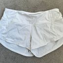 Lululemon White Speed Up Shorts 2.5 Photo 2