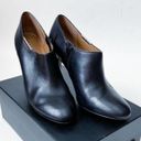 Coach  Almond Toe Black Leather Seneca Ankle Booties Size 9 Photo 1