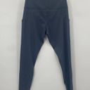 5.11  Tactical Kaia Capri Leggings Raw Hem Side Pockets Slate Blue Womens Medium Photo 1