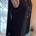 Karen Kane  Sleeveless Double layer Black Dress size Small Photo 3