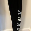 DKNY Sport Black White Grey Leggings Photo 1