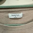 Babaton  Aritzia Artem Cotton Cashmere Tan Red Stripe Cropped Sweater Size M Photo 4