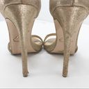 Brian Atwood  Tosca Gold Leather Sling Back Ankle Strap Heels [size 6] Photo 4