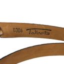 Talbots  Croc Embossed Leopard Print Calf Hair Western Style Belt Size M Photo 4