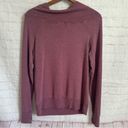 Athleta  Studio Barre Sweatshirt Dark Plum Heather Size Small Photo 4