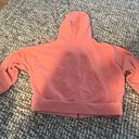 Sweaty Betty Salmon Slightly Cropped Zip Up Hooded Sweatshirt Photo 1