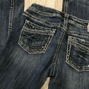 Silver Jeans  Aiko 29 x 33 BootCut Boot Denim Distressed Gems Embellished Pockets Photo 3