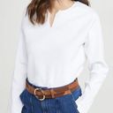 The Range  Long Sleeve Ribbed Sweater in White Photo 5