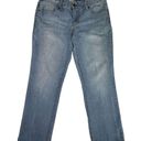 Faded Glory Straight Leg Jeans Size 18 P Light Wash  Mid Rise 5-Pocket Photo 1