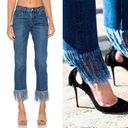 3x1  Lima Crop straight leg fringe high rise jeans Photo 1